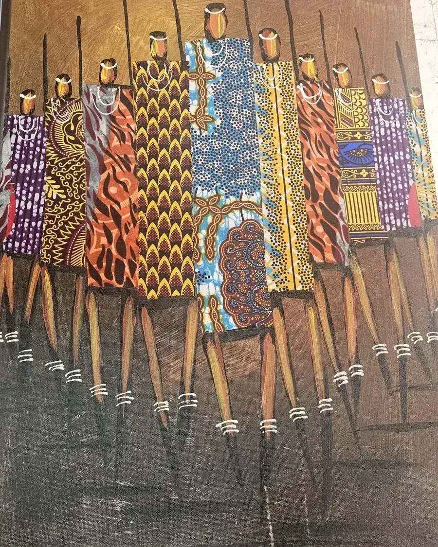 Warriors, artwork by John Kwame Eduafo (signed Citizen Kwame)